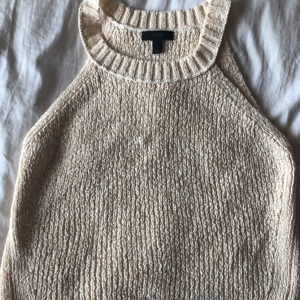 J Crew Nubbled Knit Tank Top